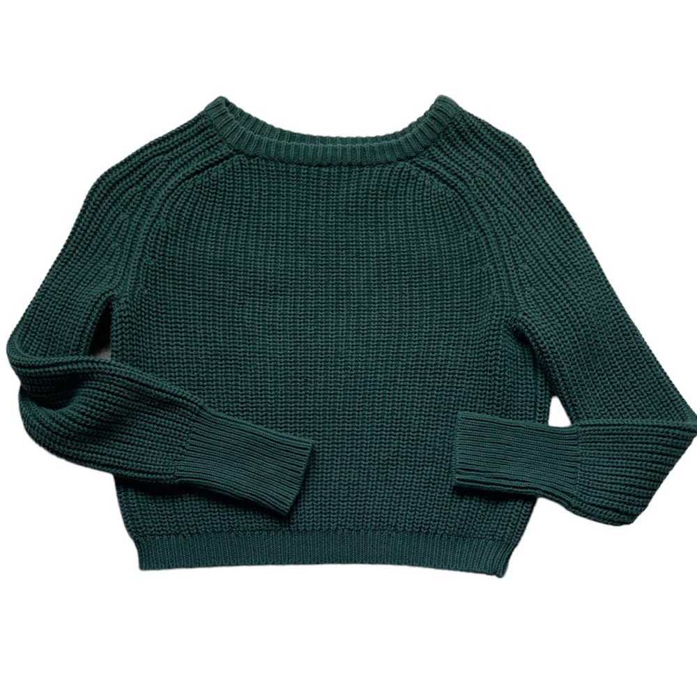 American Apparel 100% Cotton Green Sweater Size XS